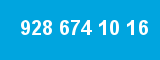 928 674 10 16